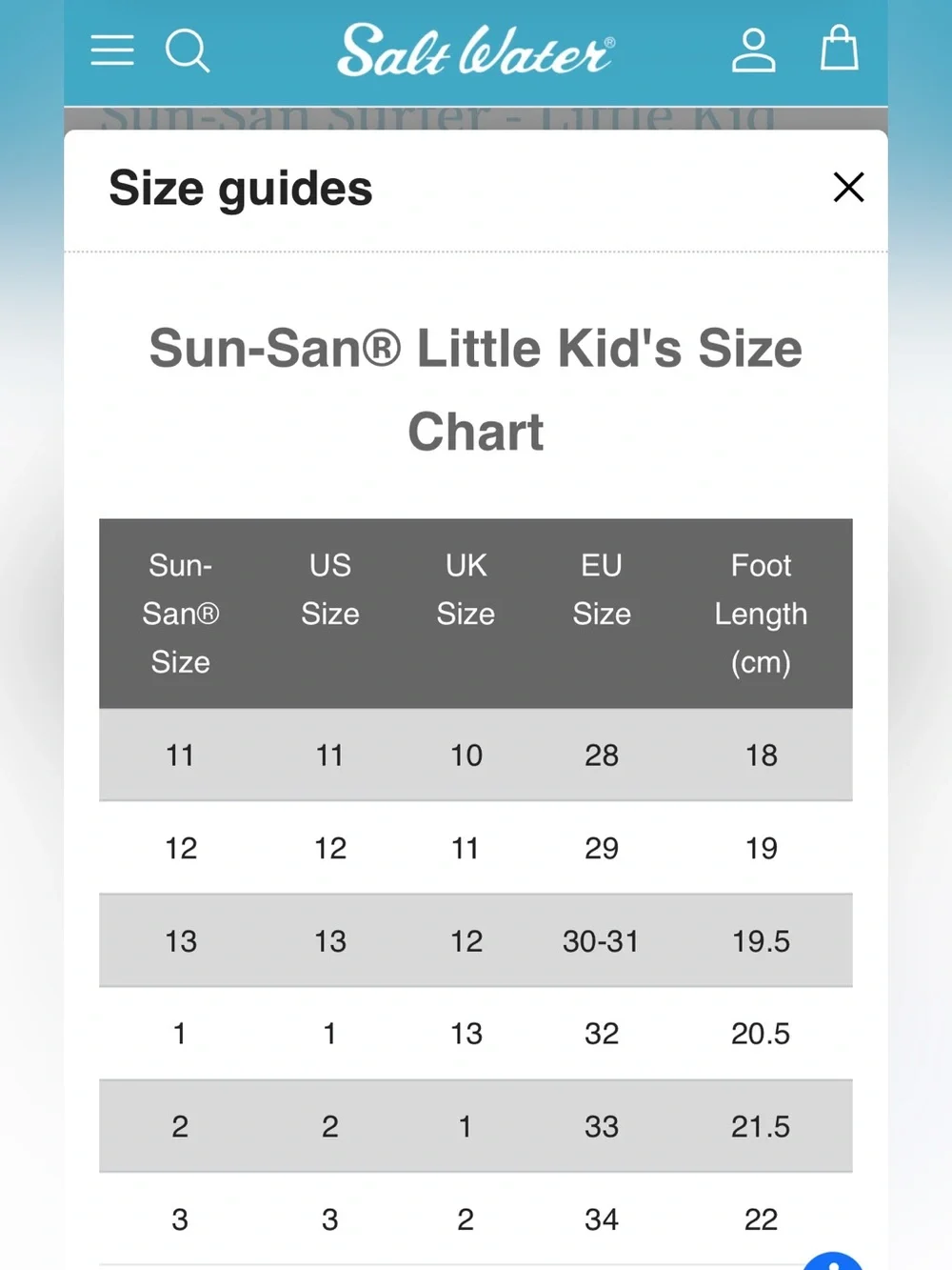 Saltwater Chocolate Brown Sun San Swimmer Sandals Little Kids Sz 1